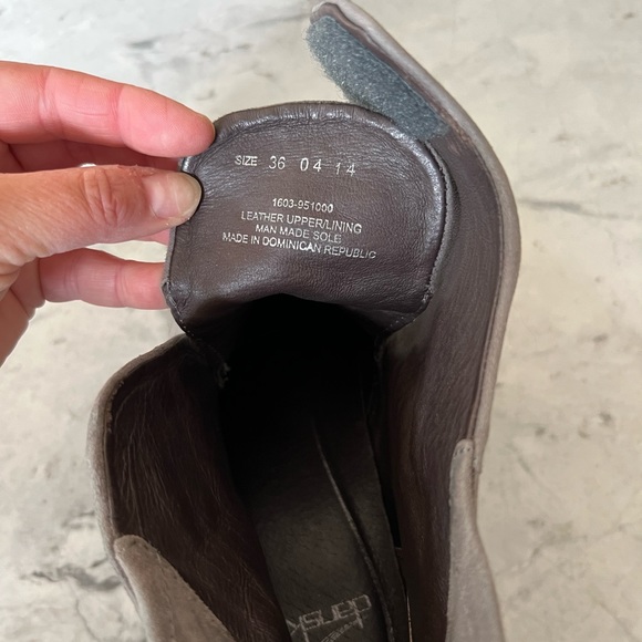 Dansko 36 Wedge Ankle Boots with Velcro Upper - Picture 2 of 4